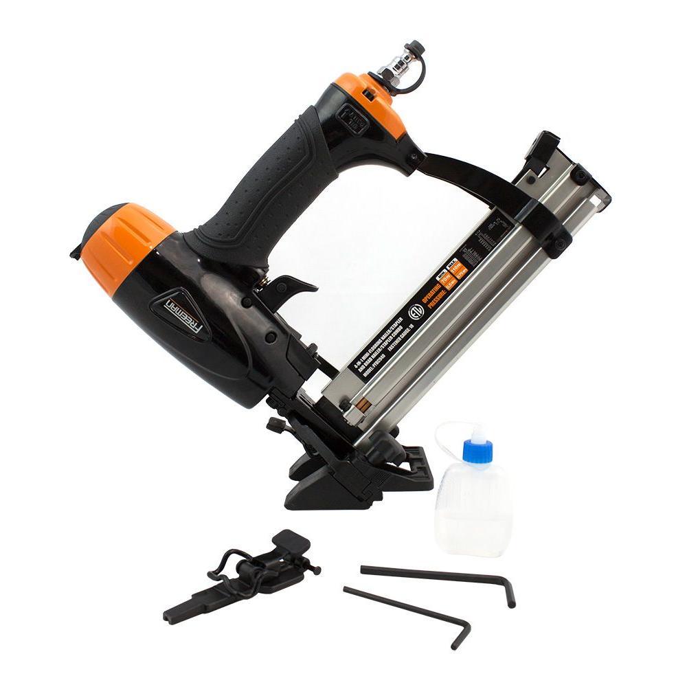 Professional Pneumatic Flooring Nailer Kit with Fasteners (2-Piece) - Super Arbor