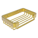 Allied Brass Rectangular Soap Basket in Unlacquered Brass