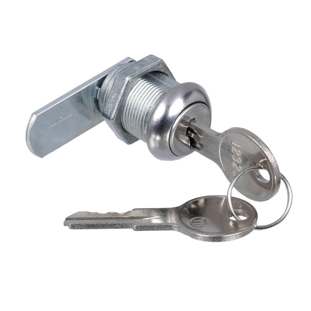 9/16 in., Diecast and Steel, Stainless Steel finish, Drawer and Cabinet lock - Super Arbor