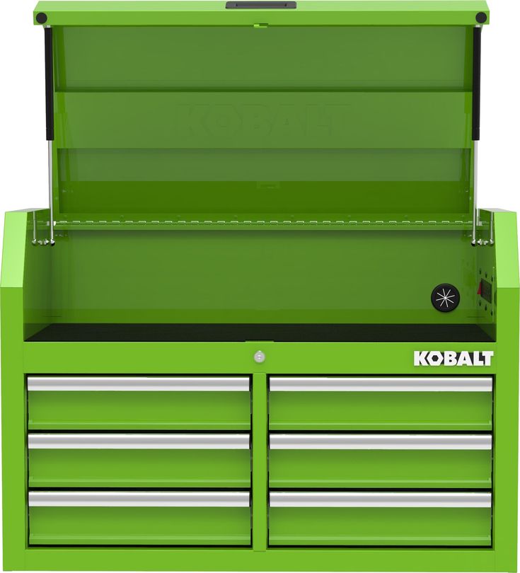 Kobalt 36-in W x 18-in H 6-Drawer Steel Tool Chest (Green)