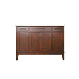 Madison 72 in. W x 21 in. D x 34 in. H Vanity Cabinet Only in Tobacco - Super Arbor
