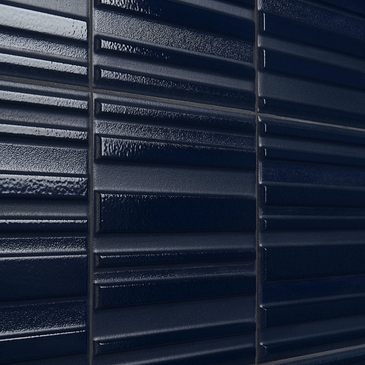 Sydney Blue 8x16 3D Glossy and Matte Ceramic Wall Tile