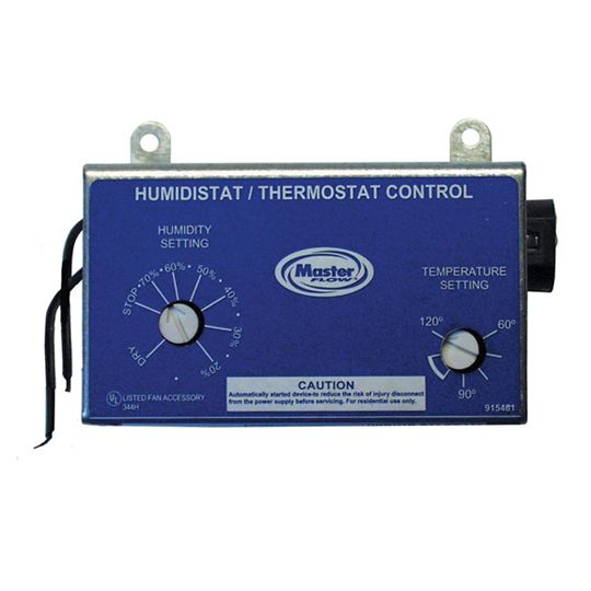 GAF Master Flow Humidistat/Thermostat Control Kit, UL Approved