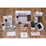 Black Touchscreen ZWave Single Cylinder Smartlock Deadbolt with Camera Gateway - Super Arbor