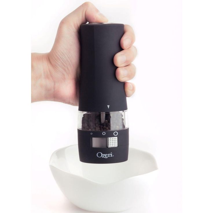 Savore Soft Touch Electric Pepper Mill and Grinder