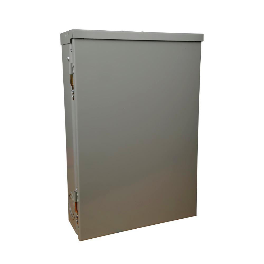 BR 100 Amp 16-Space 24-Circuit Outdoor Main Breaker with NEMA 3R Cover - Super Arbor
