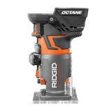 18-Volt OCTANE Cordless Brushless Compact Fixed Base Router with 1/4 in. Bit, Round and Square Bases, and Collet Wrench - Super Arbor