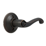 Flair Aged Bronze Keyed Entry Door Lever - Super Arbor