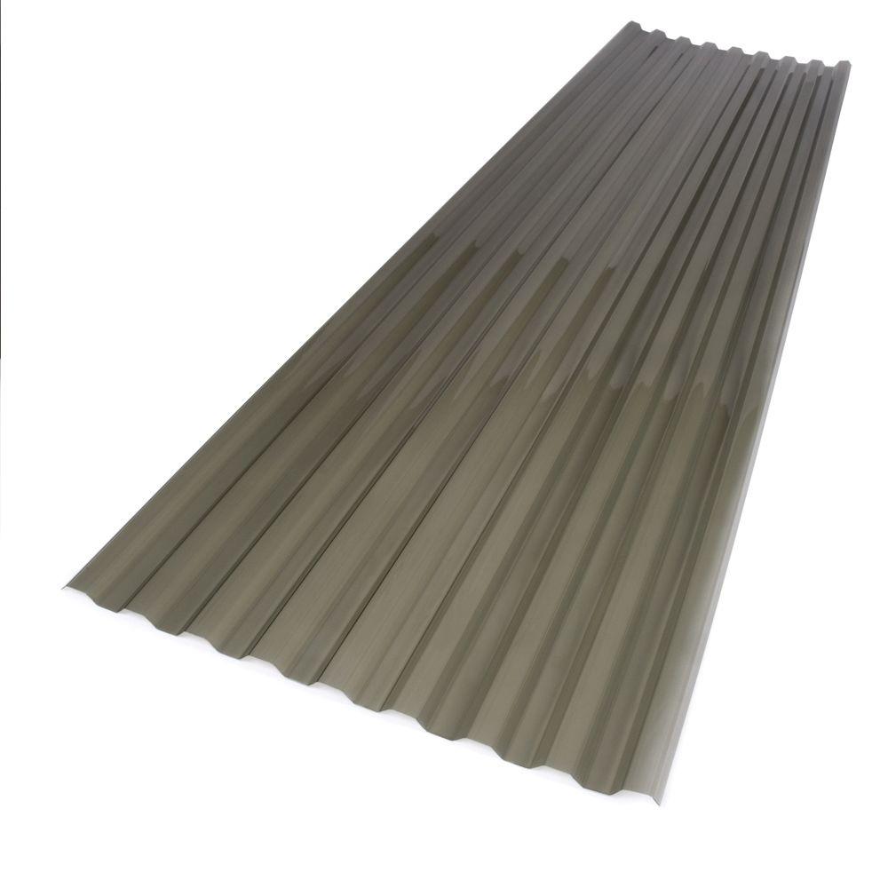 26 in. x 12 ft. Polycarbonate Roofing Panel in Clear