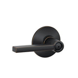 Latitude Matte Black Privacy Bed/Bath Door Lever - Super Arbor