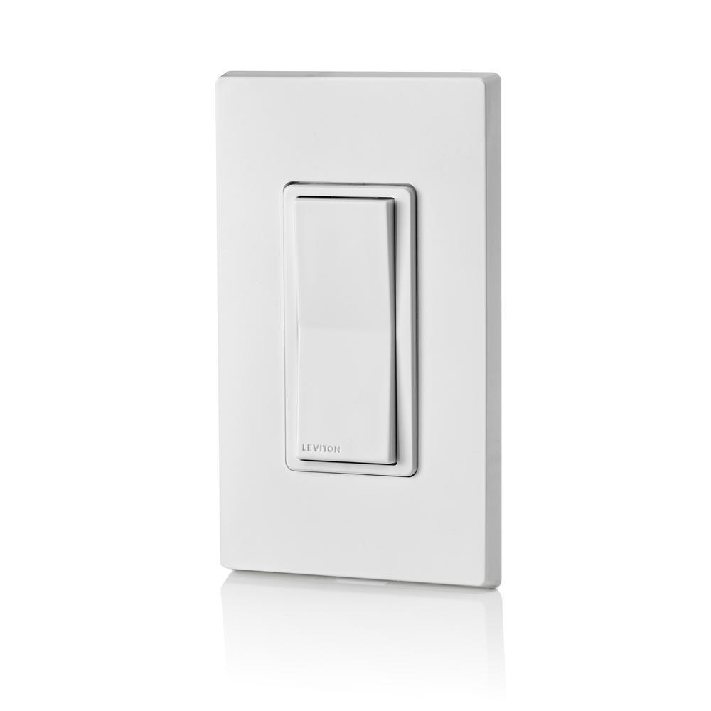 Decora Smart Light Switch with Z-Wave Technology Wallplate Included, White - Super Arbor