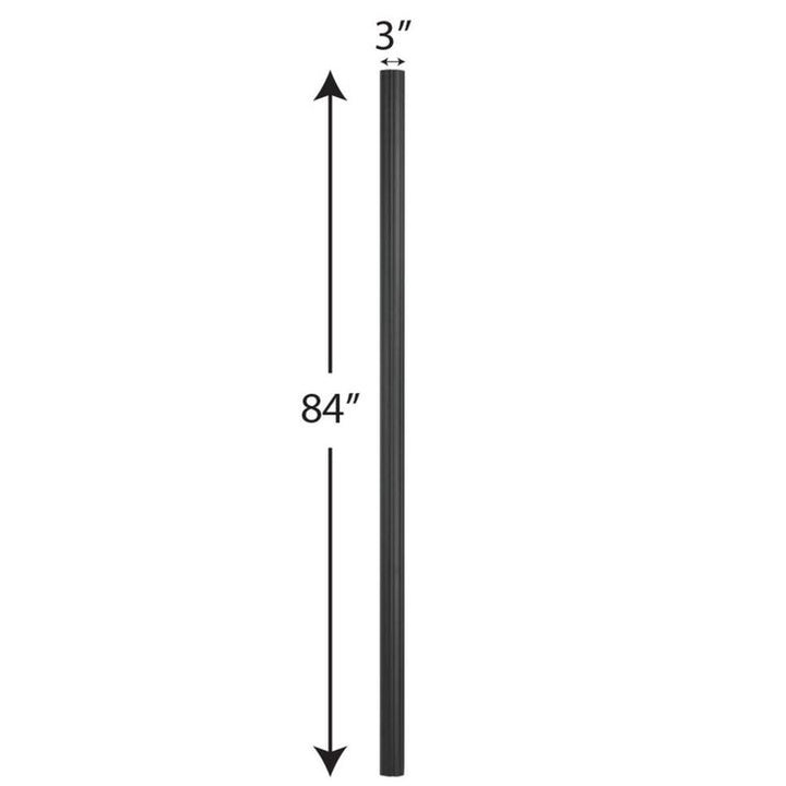 Outdoor Black Lamp Post