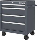 Kobalt 26.7-in W x 33-in H 4-Drawer Steel Rolling Tool Cabinet (Gray)