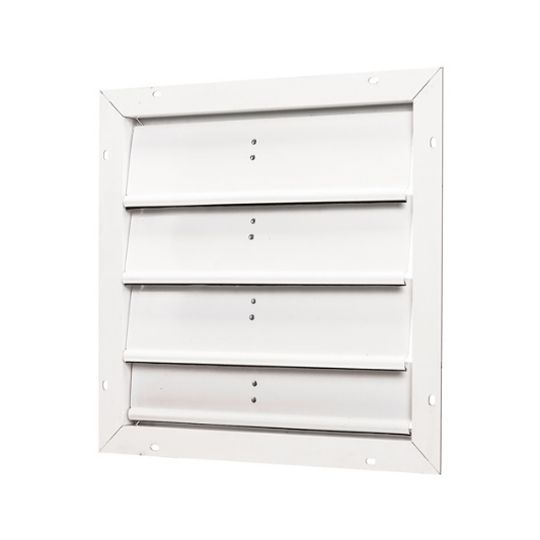 GAF MasterFlow Automatic Shutter for Power Gable Vent, Aluminum