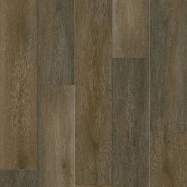 Style Selections (Sample) Brunette Oak Waterproof Wood Look Interlocking Luxury Vinyl Plank