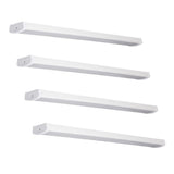 4 ft. White 4000 Lumen 4000K Integrated LED Linkable Wraparound Light (4-Pack) - Super Arbor
