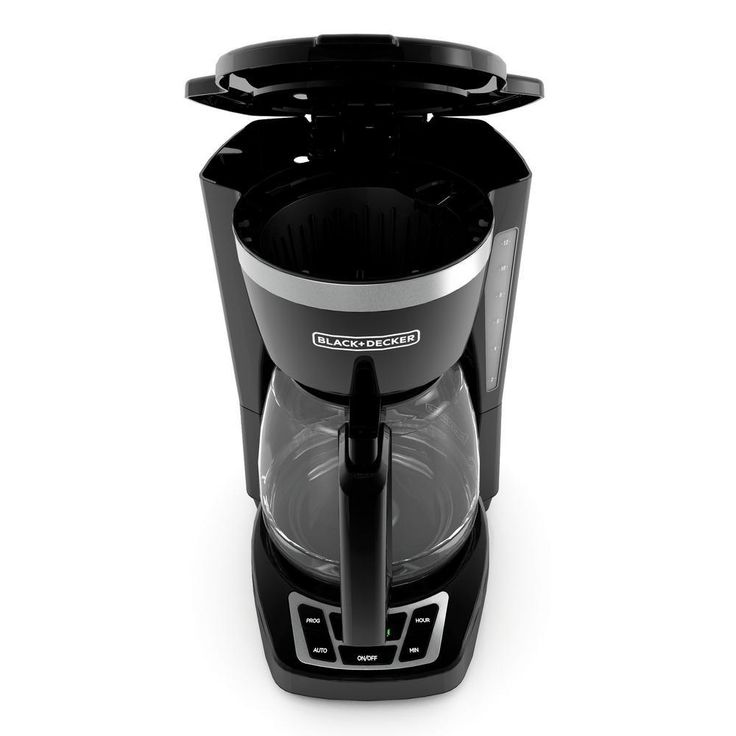 12-Cup Black Programmable Coffeemaker