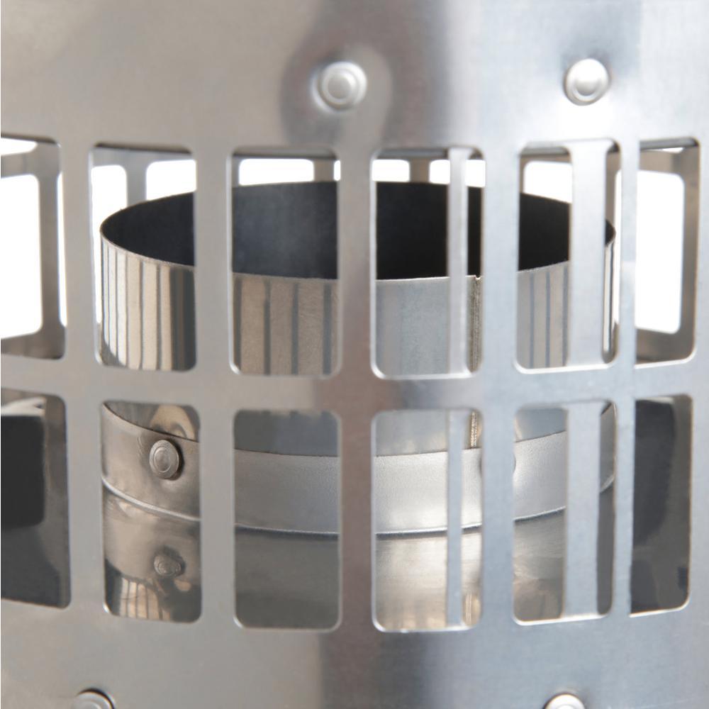 3 in. x 5 in. Stainless Steel Concentric Vertical Vent Termination For Indoor Tankless Gas Water Heaters - Super Arbor