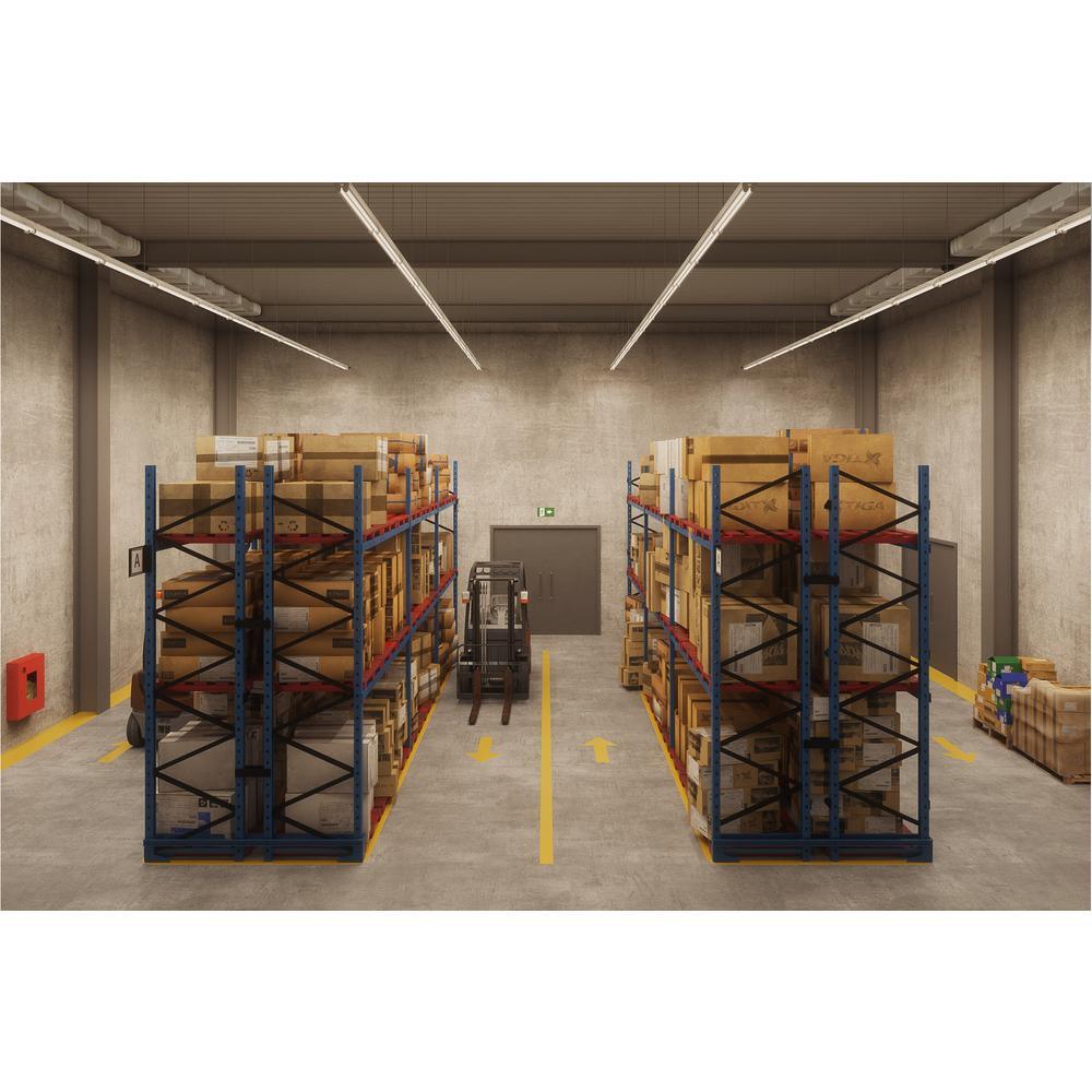 40-Watt 2-Light White 4 ft. Fluorescent Strip Light - Super Arbor