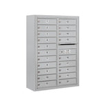 3800 Horizontal Series 20-Compartment Surface Mount Mailbox - Super Arbor