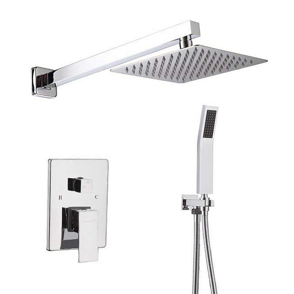 Pressure Balanced Complete Shower System with Rough-in Valve - Super Arbor