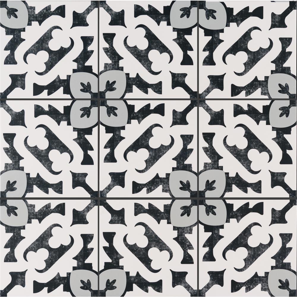 Zoudia 8 in. x 8 in. Matte Porcelain Floor and Wall Tile (5.33 sq. ft. / case) - Super Arbor