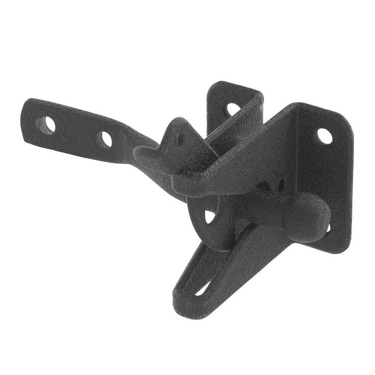 Everbilt Black Gate Latch with Rust Defender