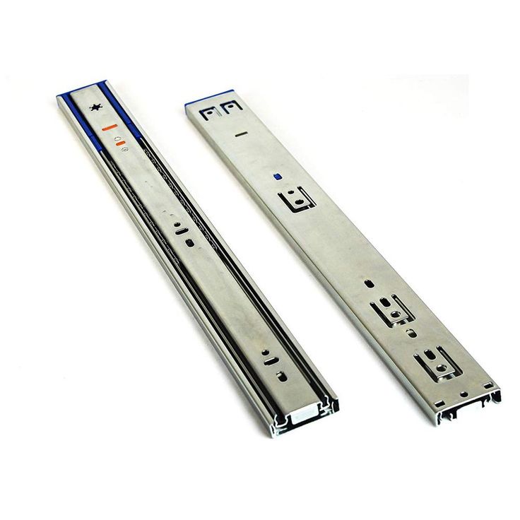 20 in. Soft Close Full Extension Side Mount Ball Bearing Drawer Slide with Installation Screws (10-Pair)