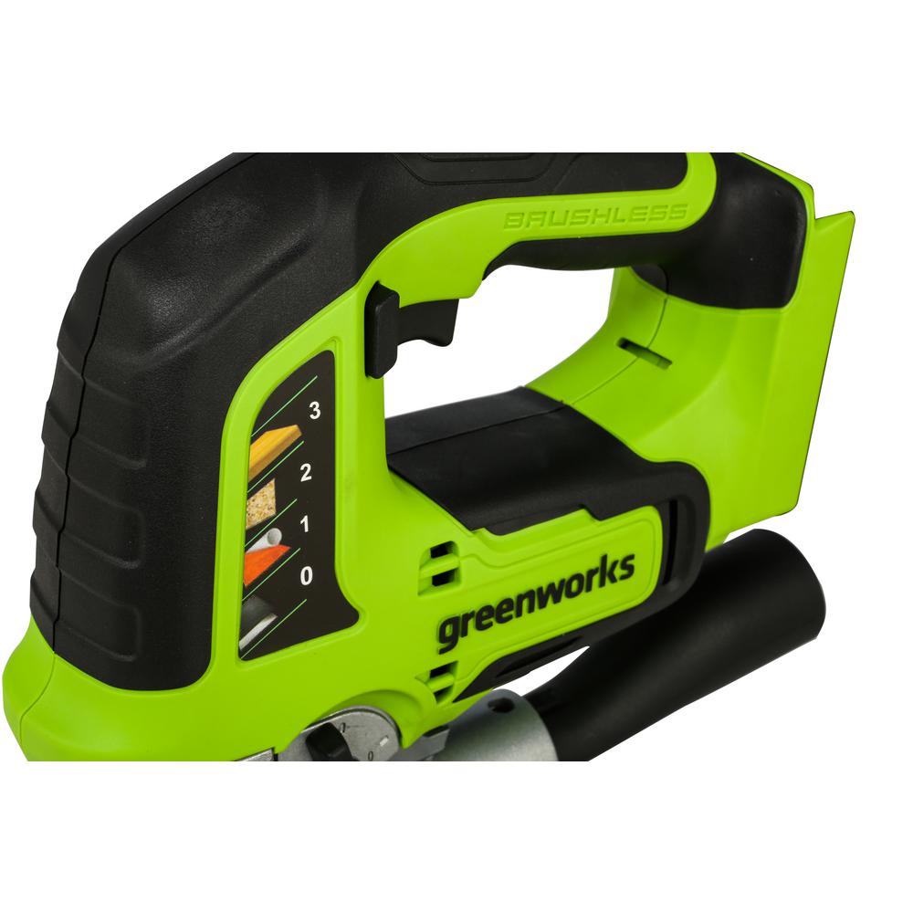 24-Volt Cordless Brushless Jig Saw (Tool Only) - Super Arbor