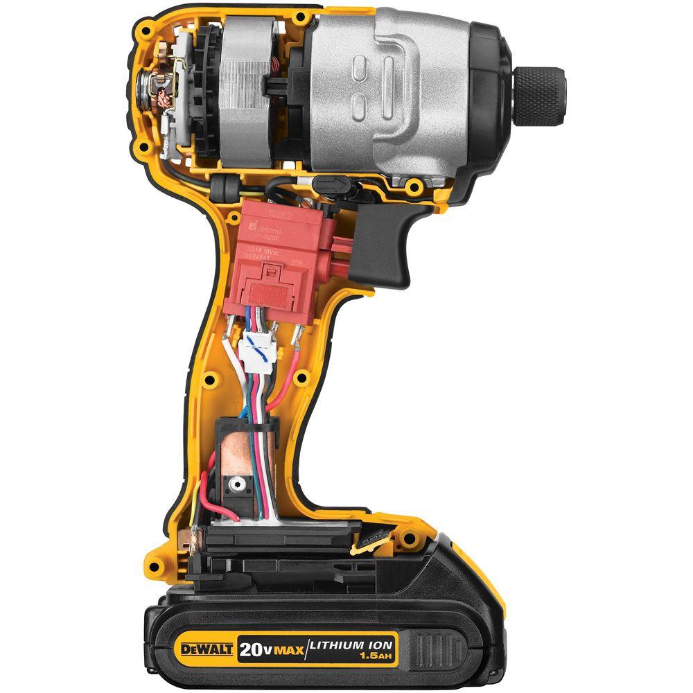 20-Volt MAX Lithium-Ion Cordless 1/4 in. Impact Driver (Tool-Only) - Super Arbor