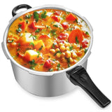6 qt. Aluminum Pressure Cooker with Pressure Release