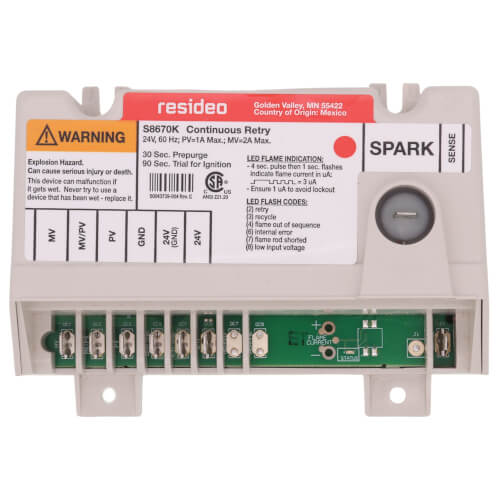 Lennox 30W33 control board - front view (Product Type: Control Board)