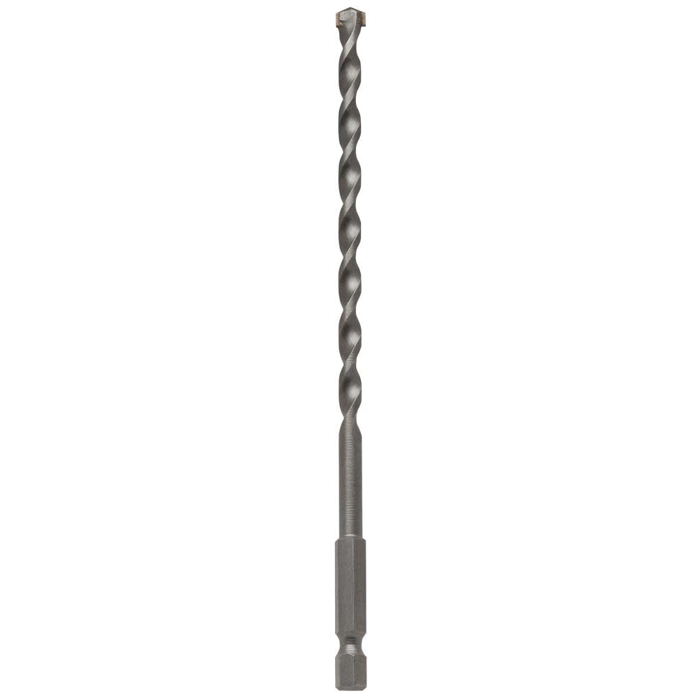 DEWALT 6-in Carbide Masonry Drill Bit for Rotary Drill/Impact Driver, 3/16 in x 4 in x 6 in