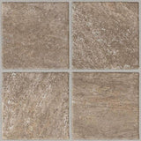 TrafficMaster Dark Grey Slate 12 in. x 12 in. Peel and Stick Vinyl Tile (30 sq. ft. / case)