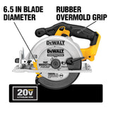 20-Volt MAX Lithium-Ion Cordless 1/4 in. Impact Driver with 20-Volt Cordless 6-1/2 in. Circular Saw (Tool-Only)
