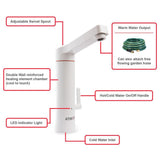 1.8kW 0.5 GPM 2-in-1 Electric Tankless Water Heater / Faucet - Plug-In - Super Arbor