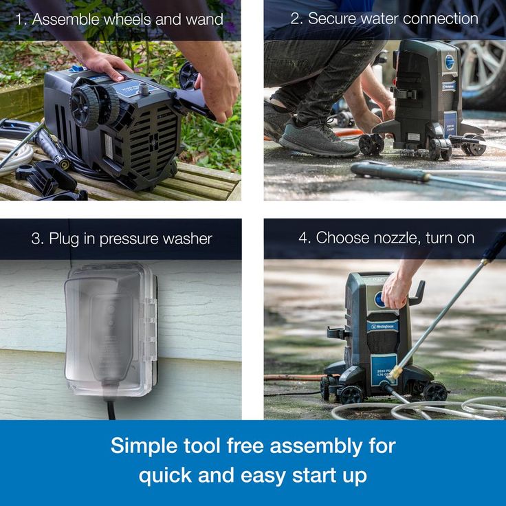 Westinghouse ePX 2030 PSI 1.76 GPM Electric Pressure Washer with Anti-Tipping Technology