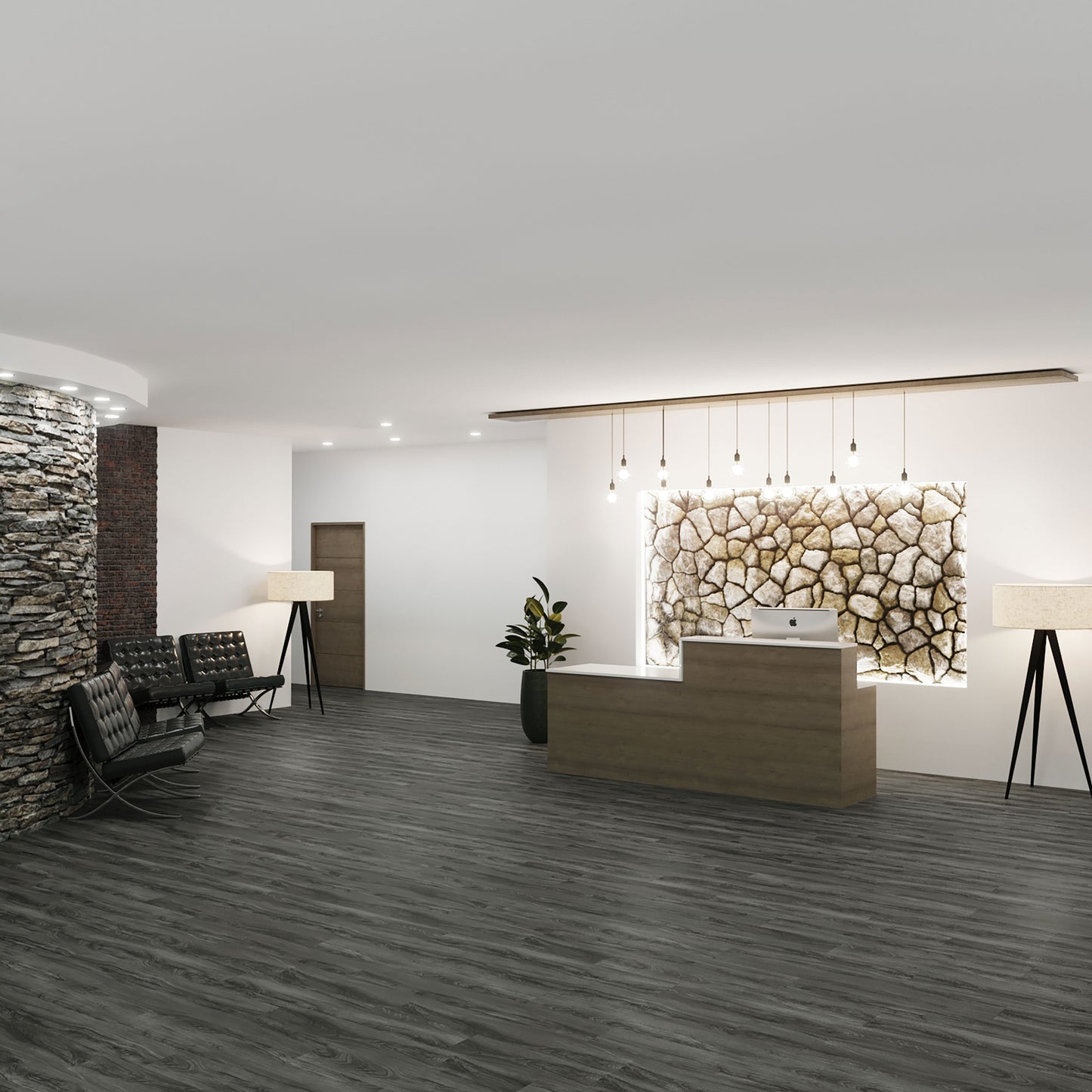 Lucida USA GlueCore Harbor Gray 7-3/32-in Wide x 3-mm Thick Waterproof Luxury Vinyl Plank Flooring (39-sq ft)