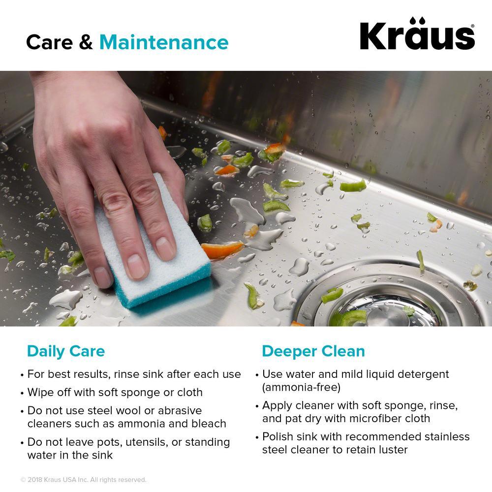 Standart PRO 33in. 16 Gauge Undermount 60/40 Double Bowl Stainless Steel Kitchen Sink - Super Arbor