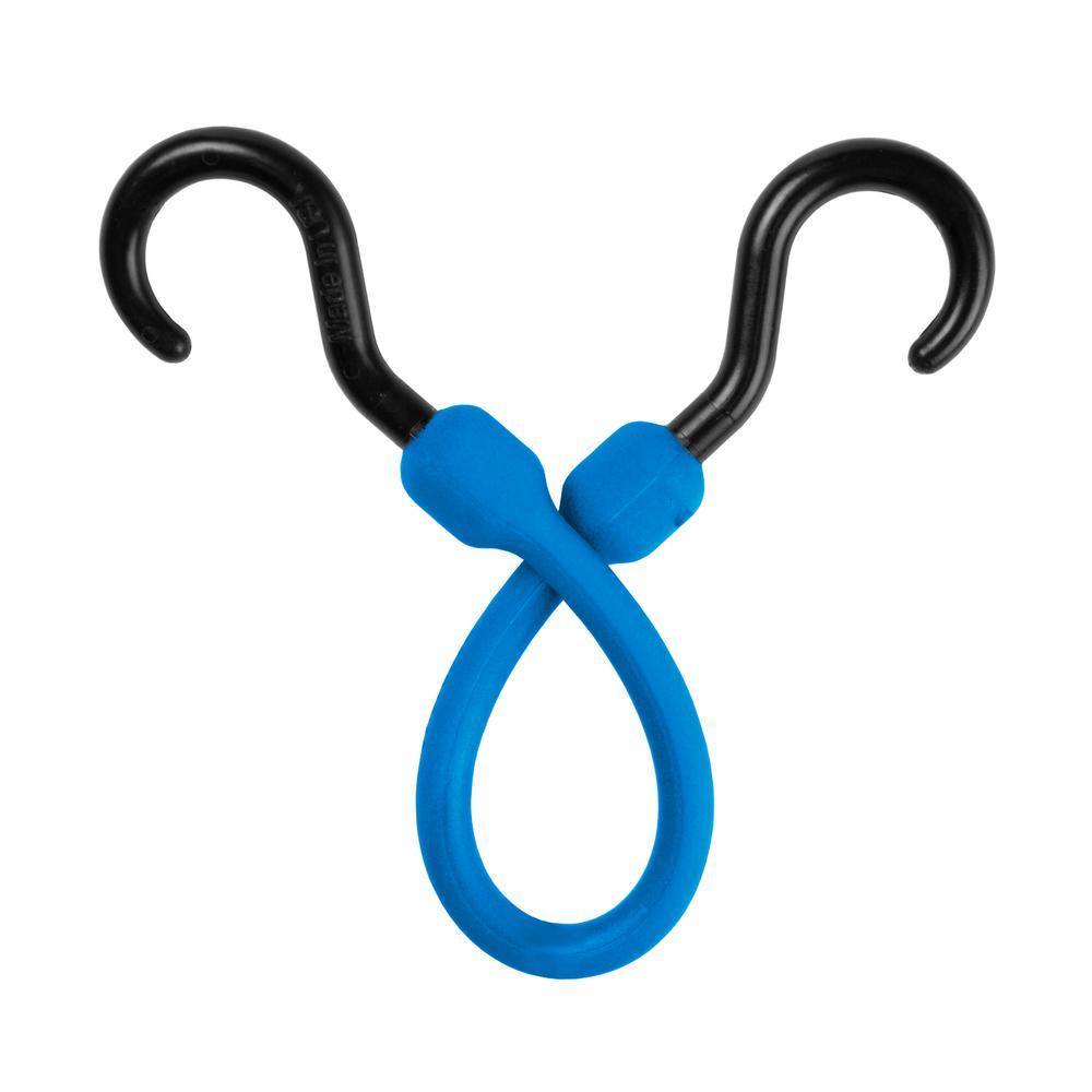 12 in. Easy Stretch Cord in Blue (4-Pack) - Super Arbor