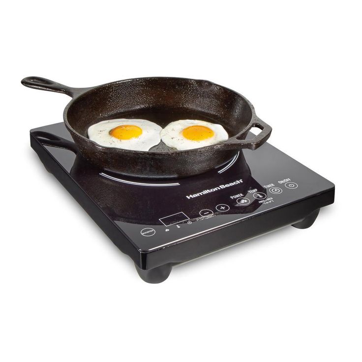 Single Burner 10 in. Black Induction Cooktop