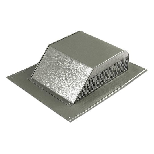 GAF MasterFlow 960 Series Galvanized Slant-Back Roof Louver, 16 in Width, 60 sq in NFVA