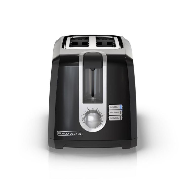 2-Slice Black Toaster