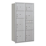 3700 Horizontal Series 8-Parcel Locker Recessed Mount Mailbox - Super Arbor