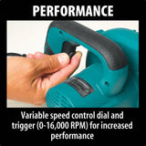203 MPH 145 CFM 6.8 Amp Electric Blower