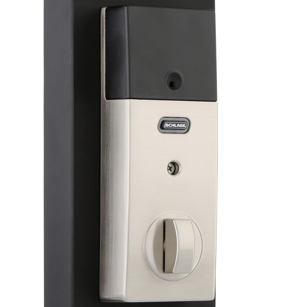 Century Satin Nickel Sense Smart Door Lock and Wi-fi Adapter Bundle - Super Arbor