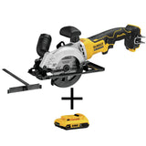ATOMIC 20-Volt MAX Cordless 4-1/2 in. Circular Saw with Bonus Battery - Super Arbor