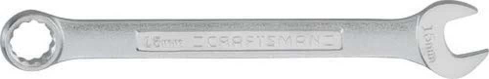 Craftsman 15mm Metric Combination Wrench – Durable Alloy Steel, Chrome Finish (CMMT42919)