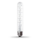 Feit Electric 40W Equivalent T10 Dimmable LED Clear Glass Vintage Edison Large Light Bulb w/ Spiral Filament Bright White (12-Pack)