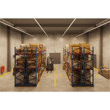 4 ft. Linear White Integrated LED Warehouse Strip Light with 2410 Lumens, 4000K, Dimmable - Super Arbor